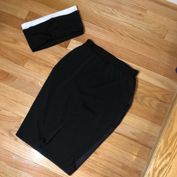 Crop top with pencil skirt - Picture 2 of 2